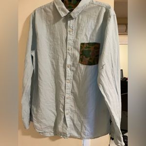 Modern amusement collar shirt